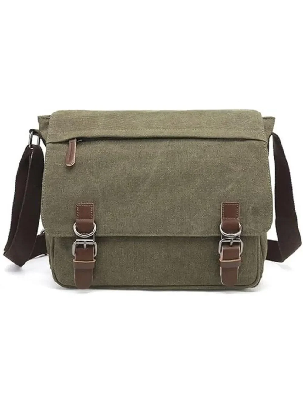 Canvas Messenger Bag Large Crossbody Shoulder Bag Travel Laptop Bag for Men Wome